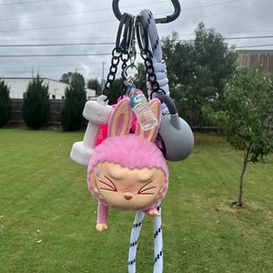 ラブブ labubu ヨガ フィギュア キーホルダー popmart labubu ラブブ レイジーヨガ フィギュアキーホルダー