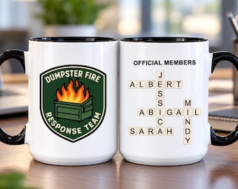Dumpster Fire Response Team Coffee Mug, Employee Gifts, Coworker Appreciation Gift, Office Team Mug (FN-AYNC23Y5)