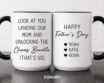 Bonus Dad Fathers Day Gift, Step Dad Mug, Fathers Day Gift For Bonus Dad From Kids (FN-ANFD05)