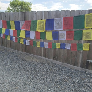 Tibetan Prayer Flags, 25 Flags per String