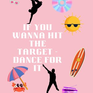 Dance For It Wall Art - Poster con citazione ispiratrice 18x24 / Stampa digitale motivazionale per studio, palestra o casa / Download Canva Handmade