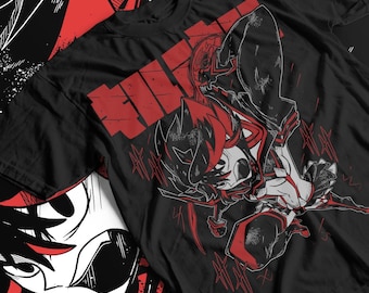 Anime-T-shirt Kill La Kill Ryuko Matoi uniseks, manga-shirt anime-manga-shirt | T-shirt Japanse tekenfilm