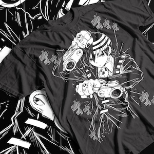 Death The Kid Soul Eater Tee, Anime Graphic Shirt, Unisex Cotton Top, Manga Fan