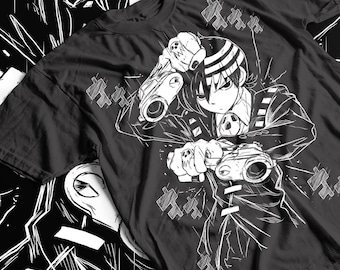 ソウルイーター デス・ザ・キッド Tシャツ ブラックスターガール