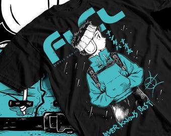 Naota Nandaba T-shirt FLCL Fully Cool Girl Best Anime Gift Shirt All Size