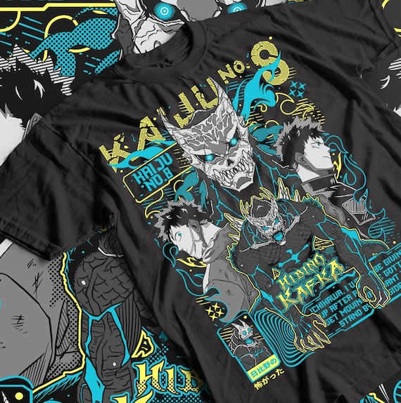 Kaiju no8 Anime Lover Unisex Heavy Cotton Tee, Cosplay Gift Top, Fan Apparel, Manga Enthusiast Shirt, Otaku Clothing