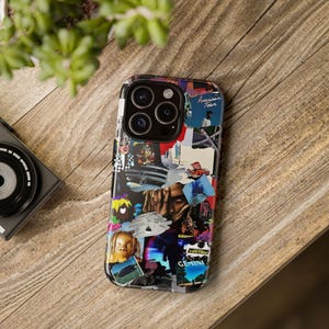 Hip-Hop Album Collage Phone Case Rap Cover Art Aesthetic | Protective Matte Finish Case for iPhone