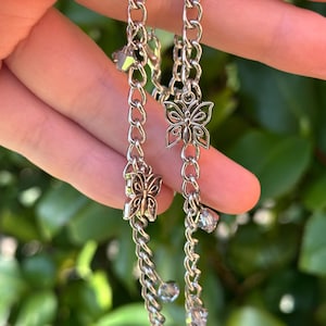 Butterfly Choker Necklace Hypoallergenic