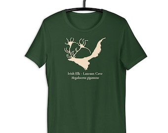 Cave Painting T-Shirt Irish Elk