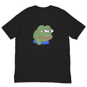 PEPE Meme F*-You Coin T-Shirt | Crypto Meme Shirt | Edgy Pepe Frog Graphic Tee
