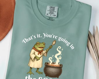 Cadeau amphibien Cottagecore, chemise grenouille sorcier, t-shirt grenouille Funny Comfort Colors®