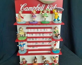 Pillsbury Doughboy Calendar Figurines by Danbury Mint C.1997
