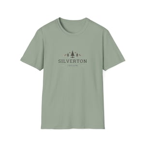 Silverton Oregon Unisex Softstyle T-Shirt | Casual Wear, Travel Shirt, Gift for Nature Lovers, Outdoor Adventure Tee, Souvenir Apparel