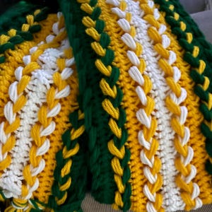 Green Bay Packers Inspired Scarf