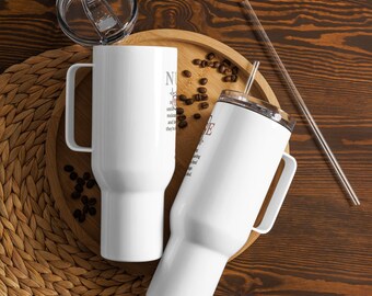Nurse Insulated Travel Mug Tumbler - 40oz, Perfect Gift for Healthcare Workers, Motivational Coffee Container, Nurse Appreciation Week.
