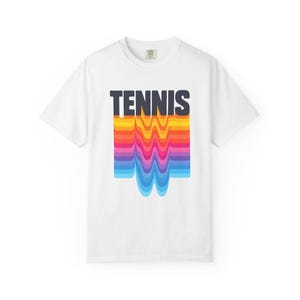 Retro Tennis T-Shirt, Unisex Sports Tee, Gift for Tennis Lovers, Summer Apparel, Casual Wear, Tennis Fan Merchandise