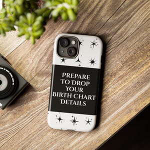 Funda para teléfono con diseño de astrología, regalo para la carta natal, accesorio genial del zodiaco, funda resistente, regalo para amantes de la astrología