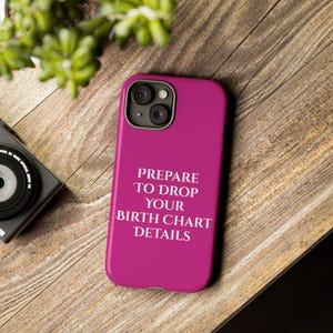 Funda para teléfono con diseño de astrología, regalo para la carta natal, accesorio genial del zodiaco, funda resistente, regalo para amantes de la astrología