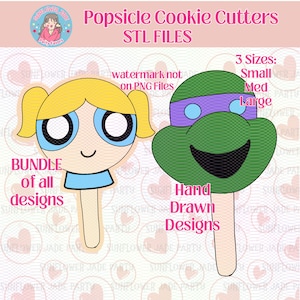 Valentine Popsicle Bubbles and Turtle Cookie Cutter Bundle