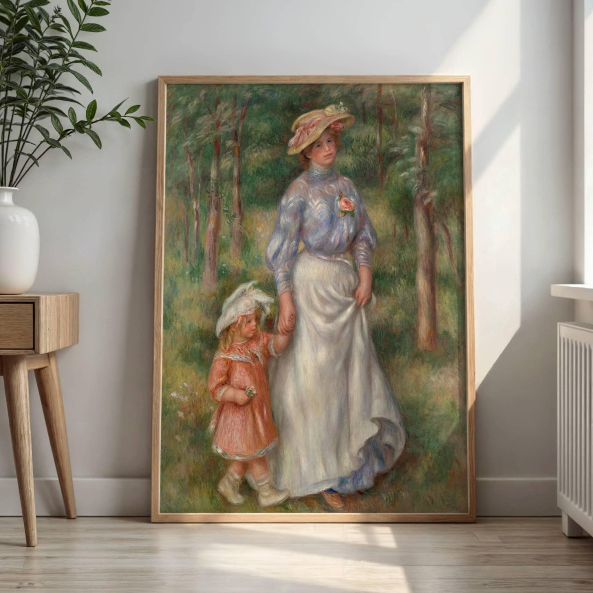 Promenade La Promenade by Pierre-auguste Renoir: Impressionist