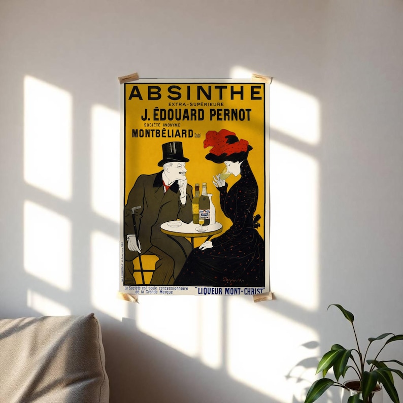Leonetto Cappiello Absinthe J. Édouard Pernot 1900 French Belle Époque ...