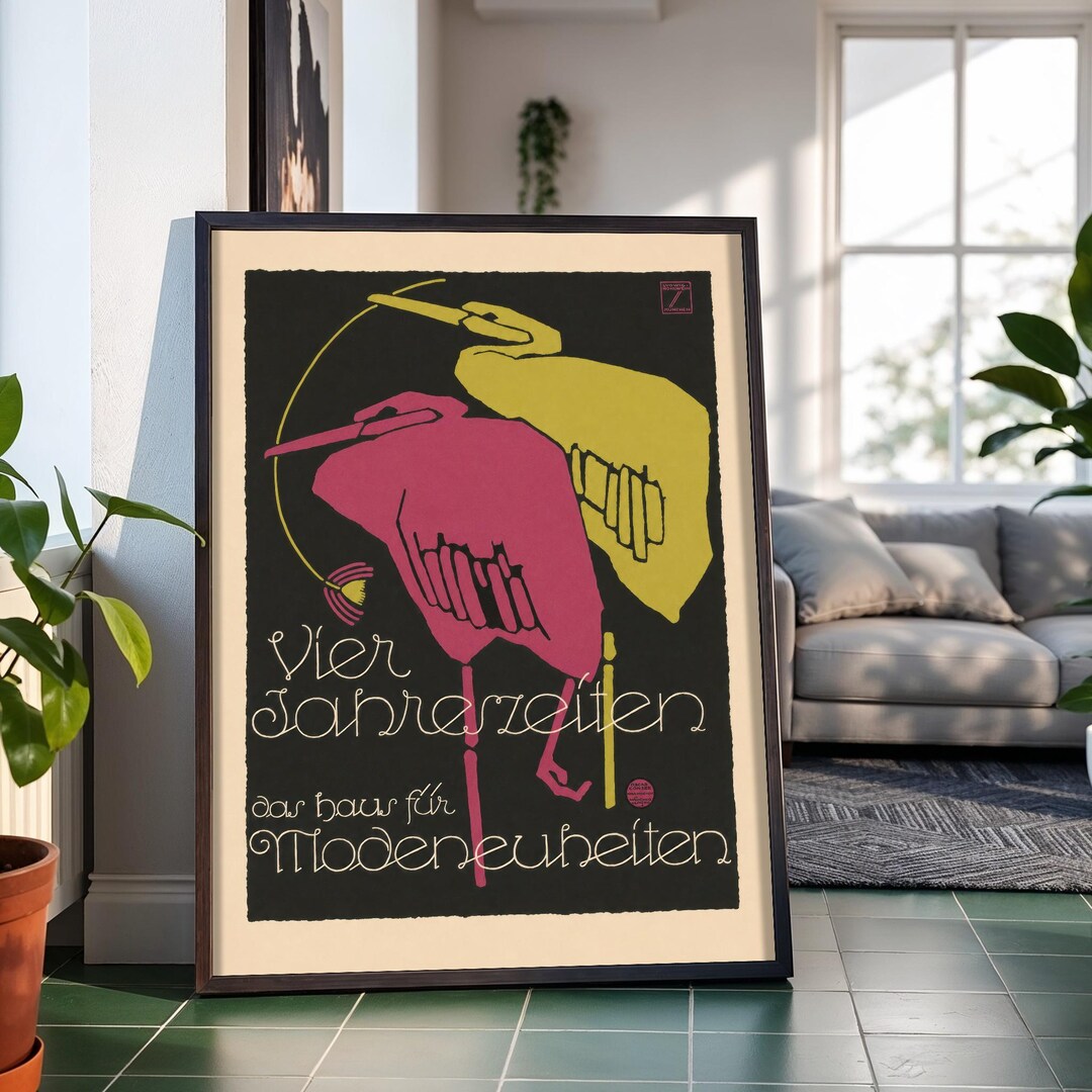 Ludwig Hohlwein Vier Jahreszeiten C. 1910 German Fashion Advertising ...