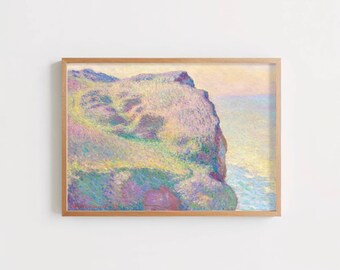 La Pointe Du Petit Ailly by Claude Monet: Dreamy Coastal Impressionist Poster