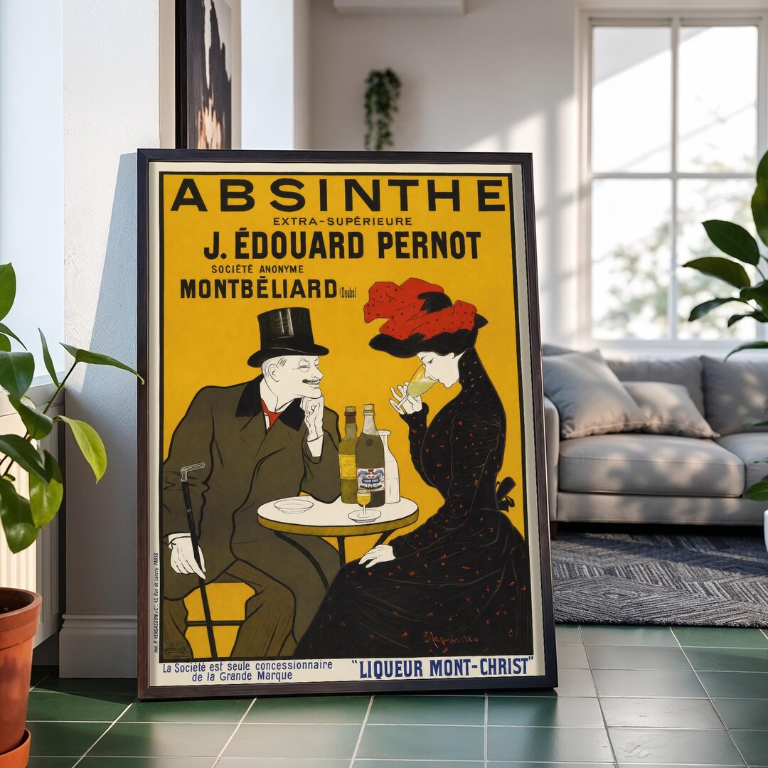 Leonetto Cappiello Absinthe J. Édouard Pernot 1900 French Belle Époque ...