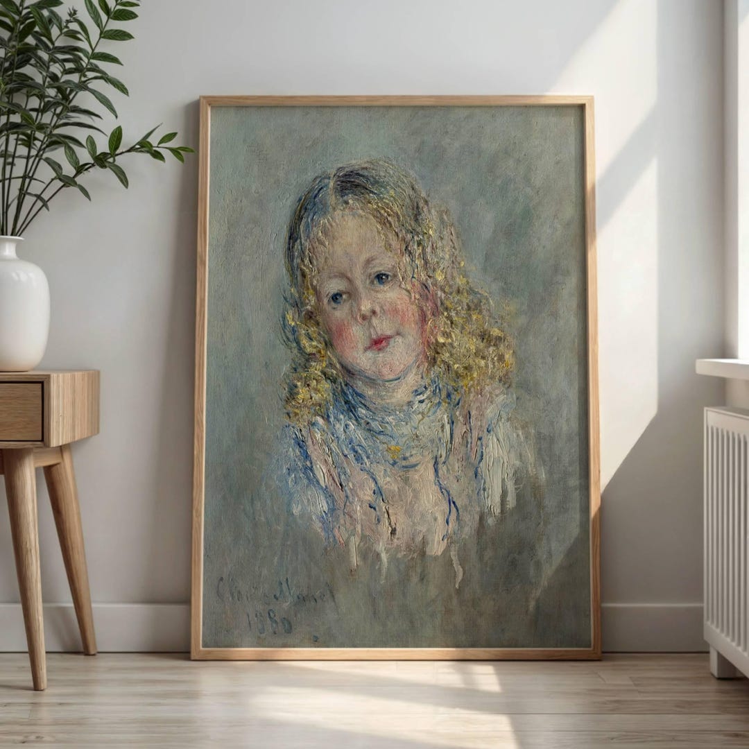 Dandre Portrait Dandre Lauvray by Claude Monet: Impressionist Child Portrait ...