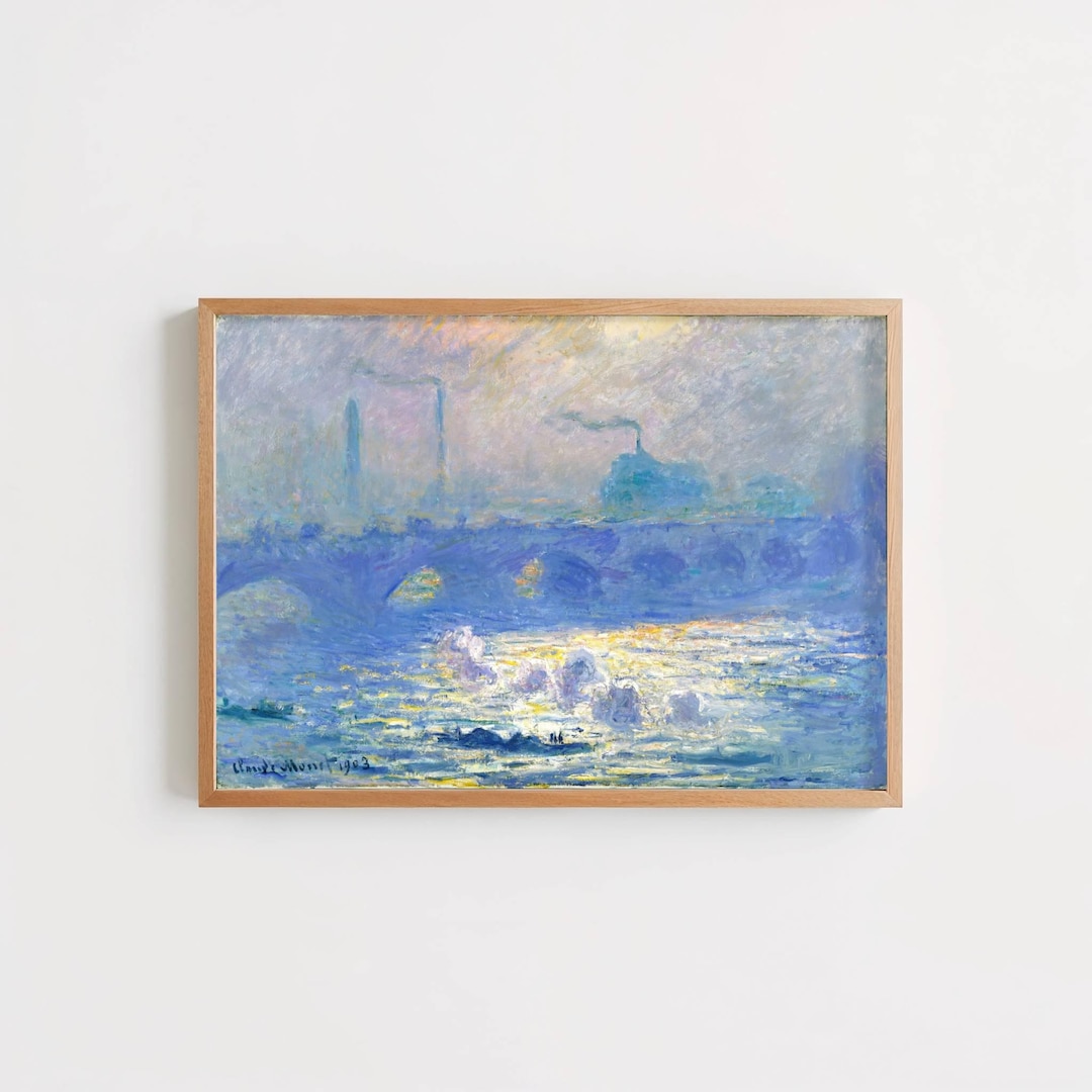 Waterloo Bridge by Claude Monet: Atmospheric Impressionist