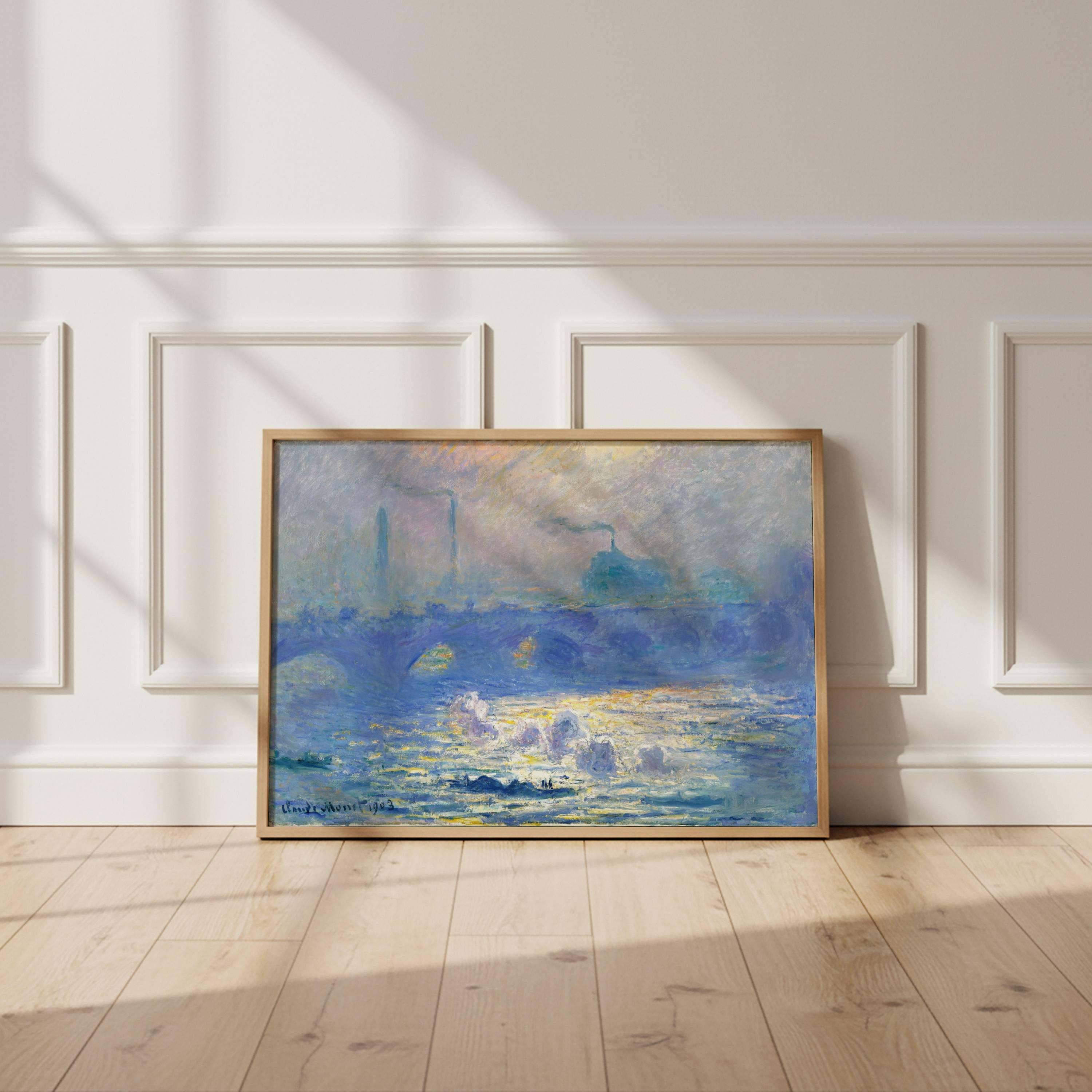 Waterloo Bridge by Claude Monet: Atmospheric Impressionist