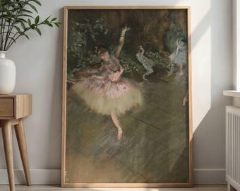 The Star by Edgar Degas: Ballet Dancer Fine Art Poster