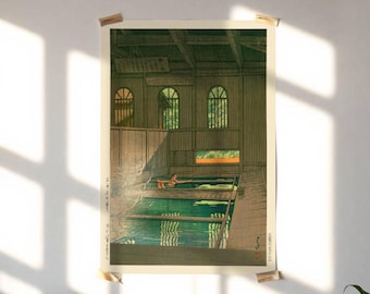 Joshu Hoshi Onsen by Kawase Hasui Japanese Print - Etsy