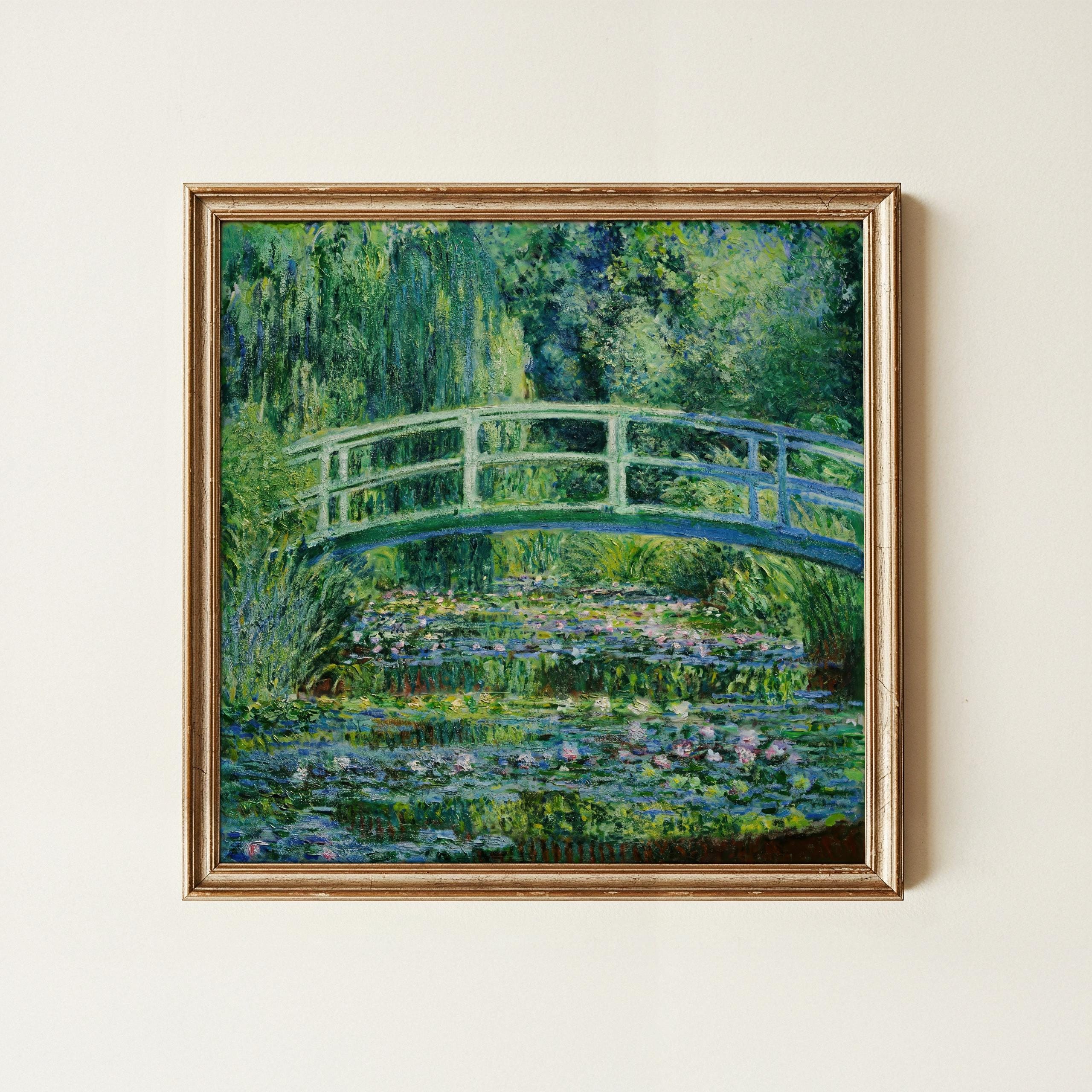 Japanese footbridge monet - Etsy 日本
