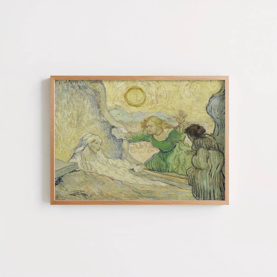 The Raising of Lazarus After Rembrandt by Vincent Van Gogh: Post ...