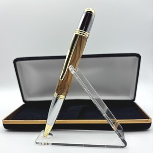 Holy Land Wooden Ballpoint Pen - Hand Turned from Bethlehem Olive Wood