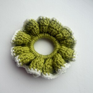 Crochet Ruffle Scrunchies- Single Colours and Two-Colours image 11