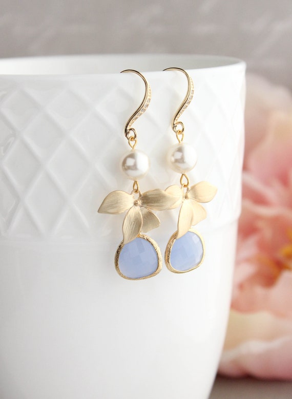 Periwinkle blue earrings cheap