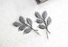 Silver Branch Bobby Pins Antique Silver Leaf Hair Pins Nature Hair Accessories Woodland Wedding Grey Winter Forest Leaves for Hair Slides 