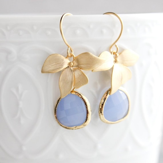 Periwinkle blue cheap earrings