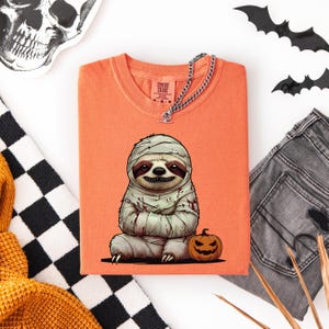 Halloween Sloth Unisex T-Shirt, Cute Halloween Tee, Boo-tiful Sloth Shirt, Spooky Comfortable Shirt, Perfect Fall Gift