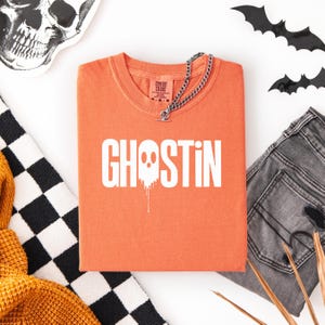 Ghosting Unisex T-shirt, Halloween Tee, Spooky Shirt, Ghost Lover Gift, Haunted Clothing, Paranormal Apparel