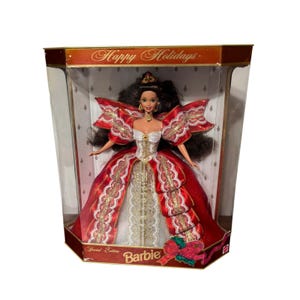 Vintage Barbie Doll 1997 Happy Holidays Special Edition 10th Anniversary Mattel