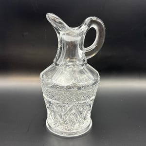 Vintage Imperial Glass Cape Cod Pattern Clear Cruet Without Stopper