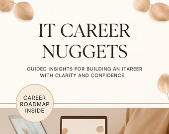 IT Career Planner, Beginner-Friendly Roadmap (Printable PDF)