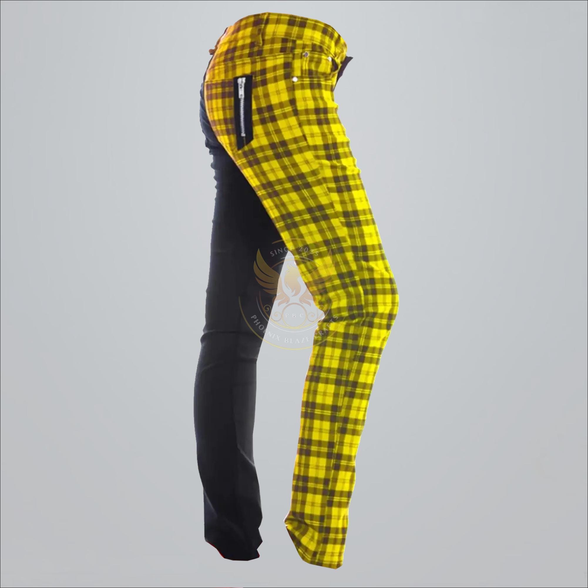 Jupe Jean Denim Imprimé Léopard Et Tartan - Taille 38, Style Crayon, Coton, Neuf Avec étiquettes