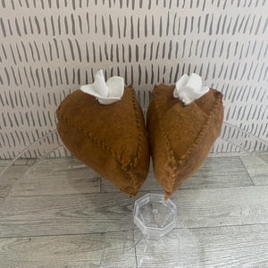 Felt Chocolate Cake Slice Set – Handmade Play Food (Set of 2)