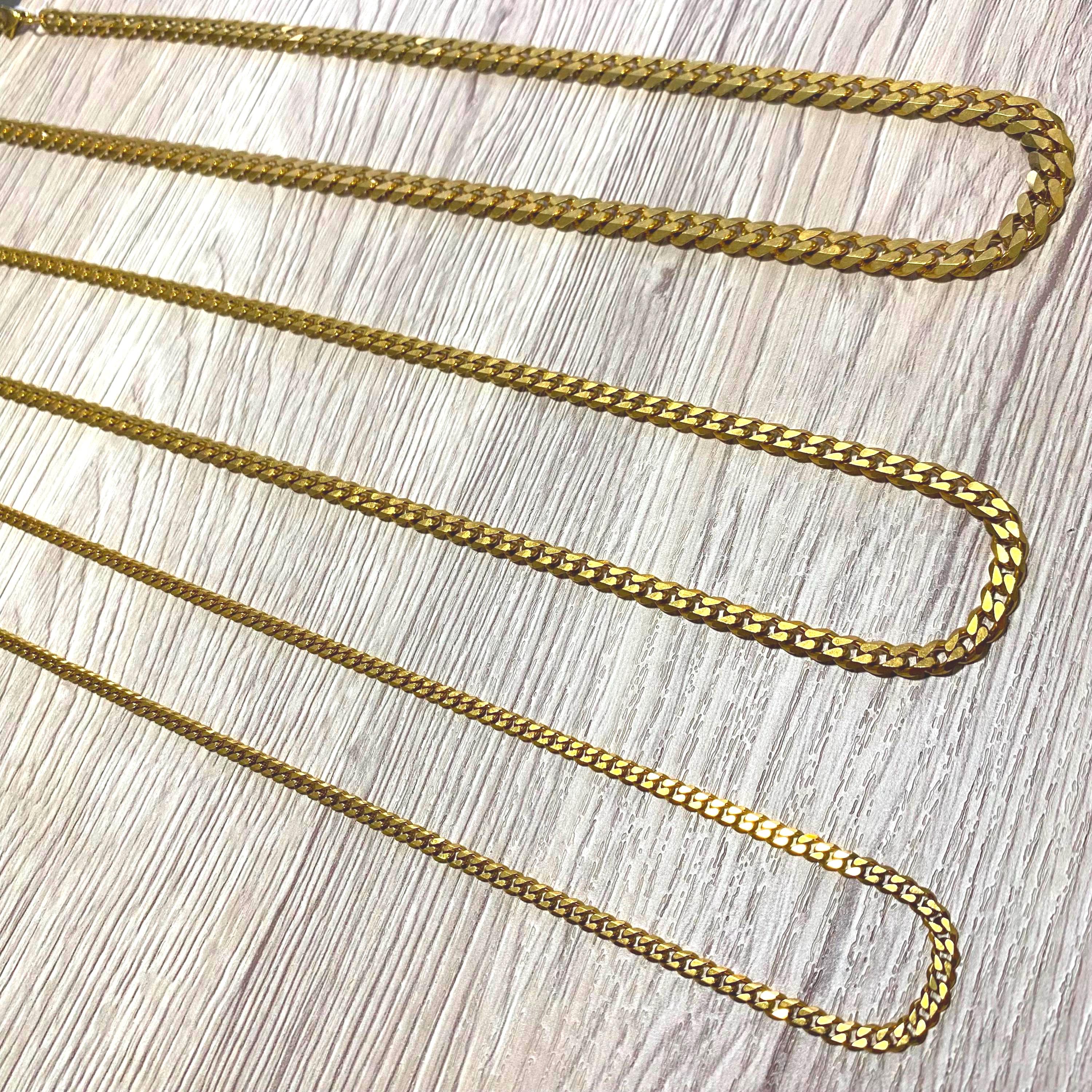 Gold Anodized Titanium Necklace - Etsy