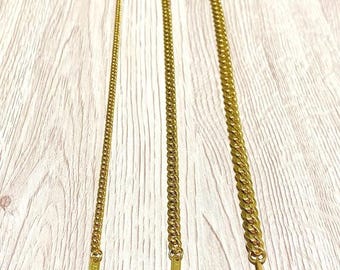 Bracciali Da Uomo Maglia In Oro In Oro Giallo - Foto 4