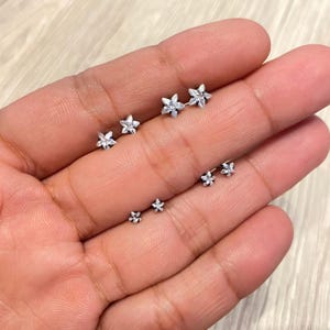 Handmade Titanium Black Stud Earrings, Everyday Studs, Dainty Stud Earrings, Hypoallergenic, Screwback Earrings, 3mm, 4mm, 5mm, 6mm